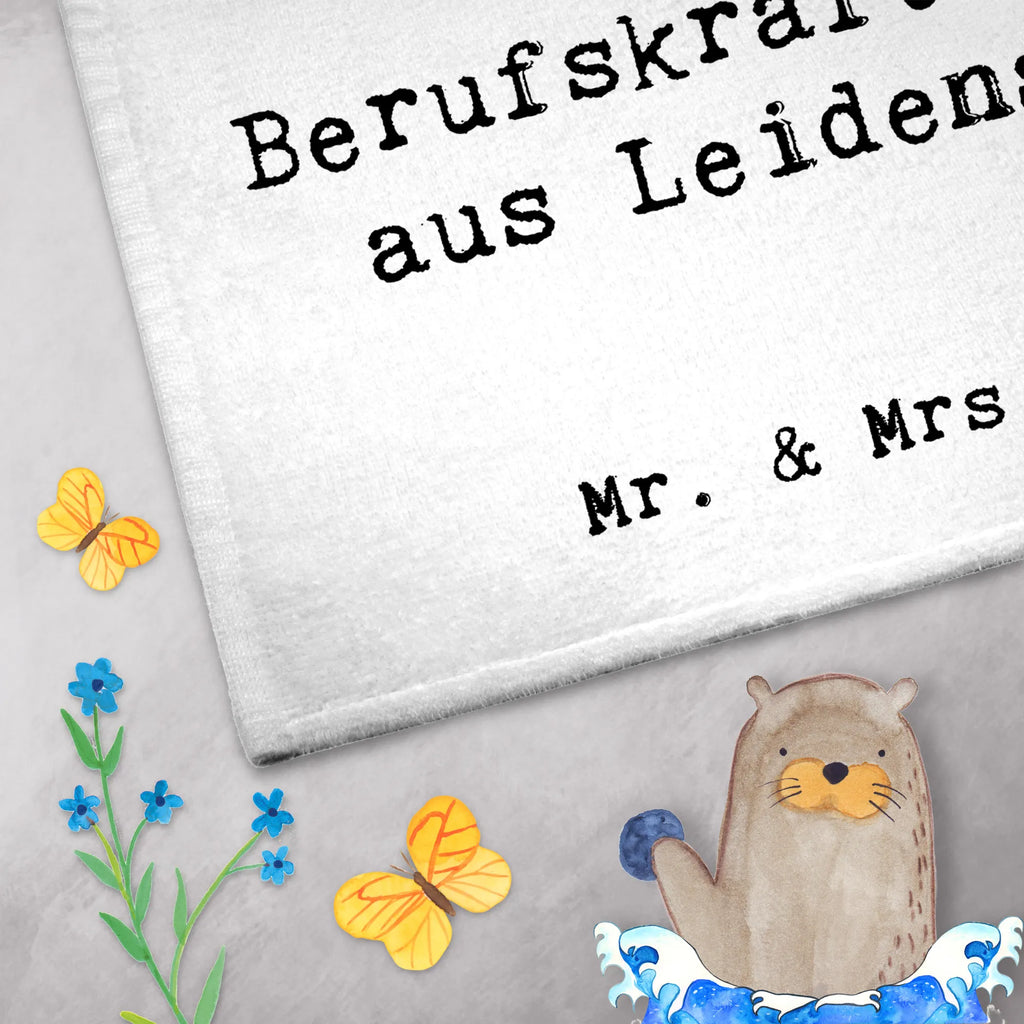 Ręcznik dla gości kierowczyni pasja Zawód, Wykształcenie, Jubileusz, Pożegnanie, Emerytura, Kolega, Koleżanka, Prezent, Dawać, Pracownik, Współpracownik, Firma, Dziękuję, Dziękuję bardzo