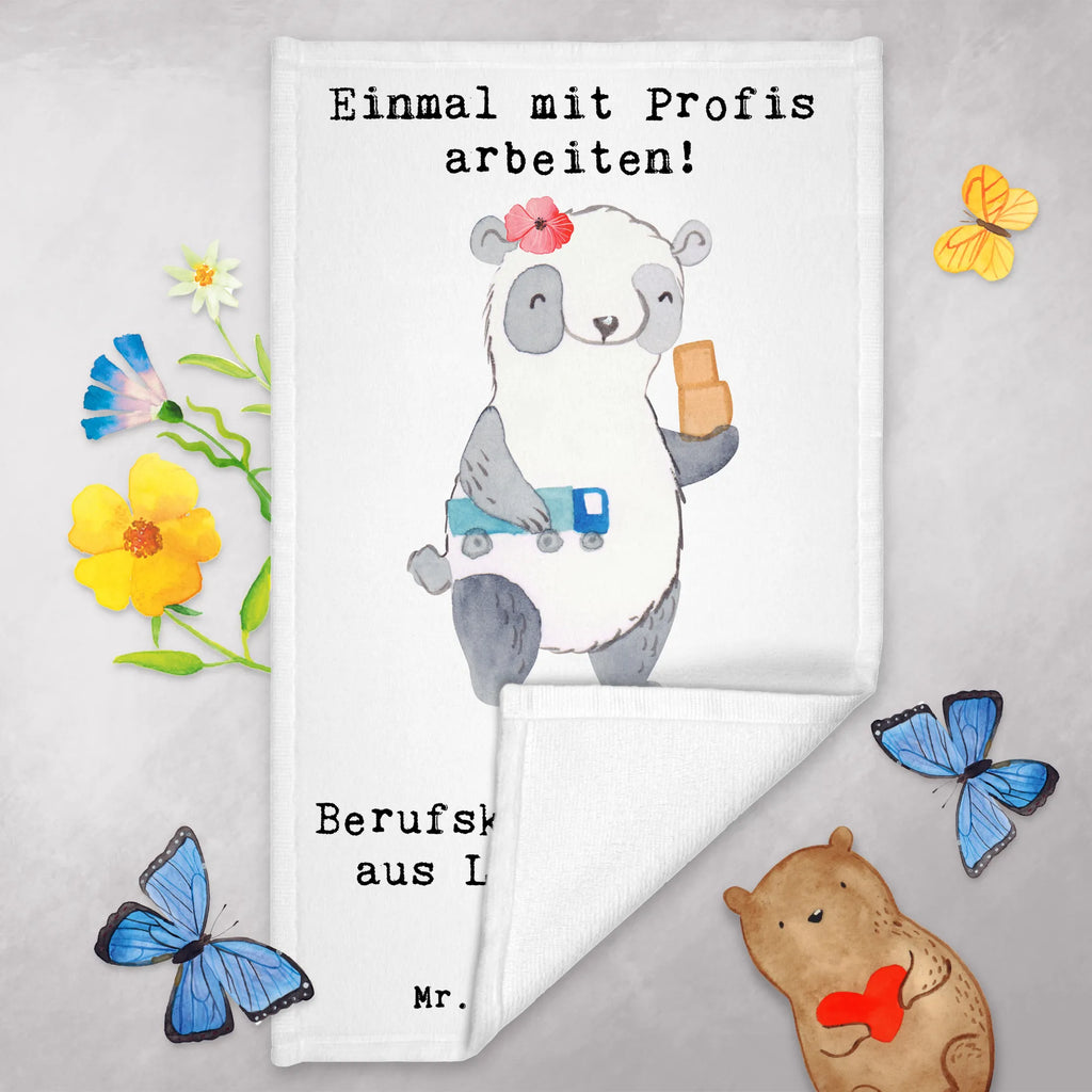 Ręcznik dla gości kierowczyni pasja Zawód, Wykształcenie, Jubileusz, Pożegnanie, Emerytura, Kolega, Koleżanka, Prezent, Dawać, Pracownik, Współpracownik, Firma, Dziękuję, Dziękuję bardzo