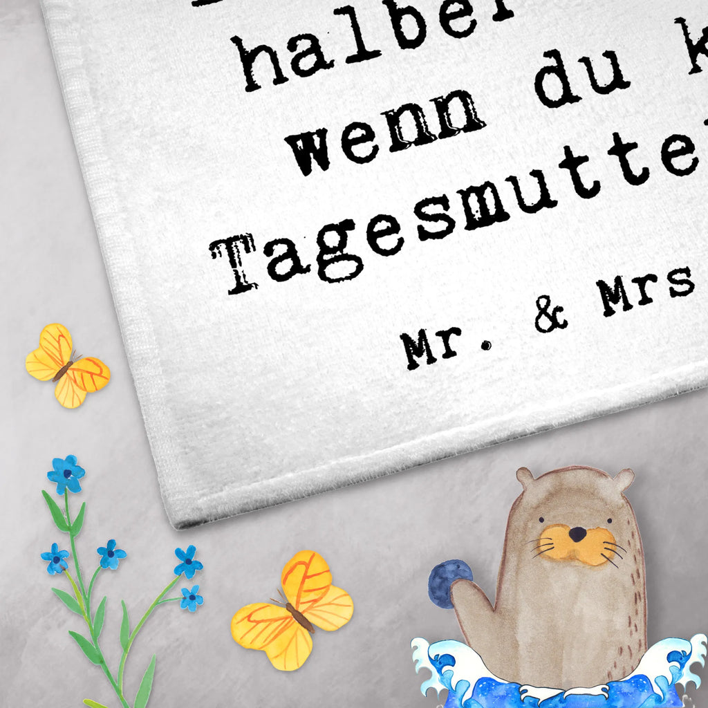 Guest towel childminder Heart Guest towel, 50 x 30, towel, hand towels, guest towels, gift, gift idea, best, farewell gift, passing exam, anniversary, retirement, promotion, job start, sayings, funny, profession