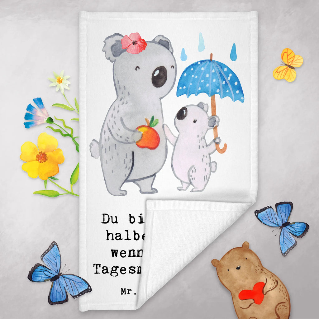 Guest towel childminder Heart Guest towel, 50 x 30, towel, hand towels, guest towels, gift, gift idea, best, farewell gift, passing exam, anniversary, retirement, promotion, job start, sayings, funny, profession