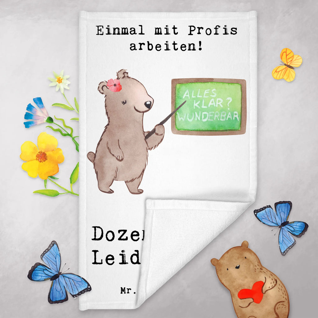 Guest towel female lecturer Passion 50 x 30, hand towels, guest towels, Guest towel, towel, gift, gift idea, best, farewell gift, passing exam, anniversary, retirement, promotion, job start, sayings, funny, profession