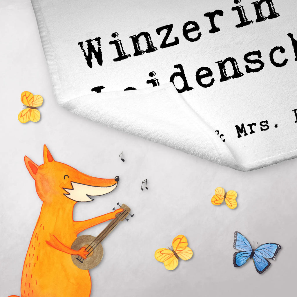 Guest towel Female winemaker Passion hand towels, guest towels, 50 x 30, towel, Guest towel, gift, gift idea, best, farewell gift, passing exam, anniversary, retirement, promotion, job start, sayings, funny, profession