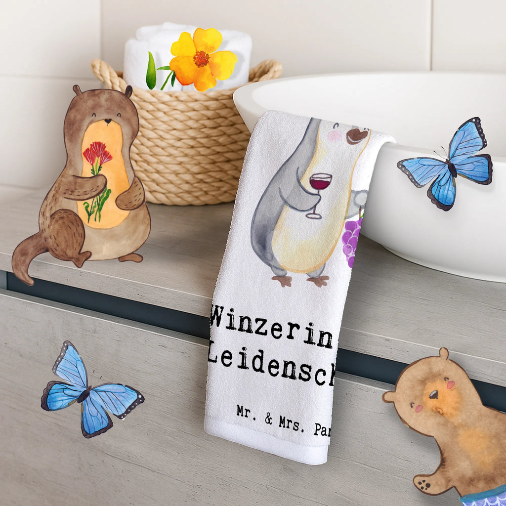 Guest towel Female winemaker Passion hand towels, guest towels, 50 x 30, towel, Guest towel, gift, gift idea, best, farewell gift, passing exam, anniversary, retirement, promotion, job start, sayings, funny, profession