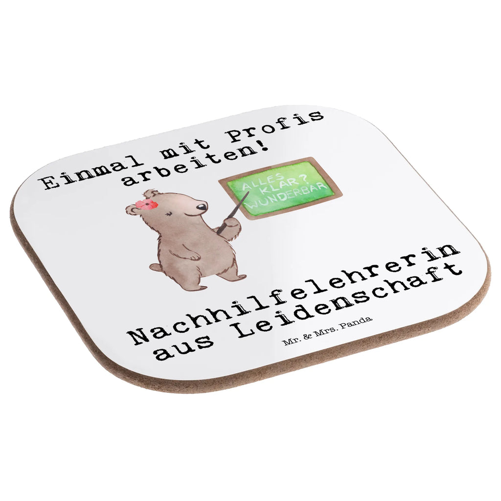 Square coaster tutor Passion breakfast, gifts, glass coasters, gift, presents, Coasters, party, gift idea, best, farewell gift, passing exam, anniversary, retirement, promotion, job start, sayings, funny, profession