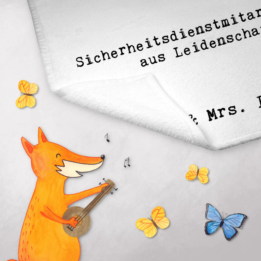 Guest towel Security Service Employee Passion Guest towel, 50 x 30, hand towels, guest towels, towel, gift, gift idea, best, farewell gift, passing exam, anniversary, retirement, promotion, job start, sayings, funny, profession