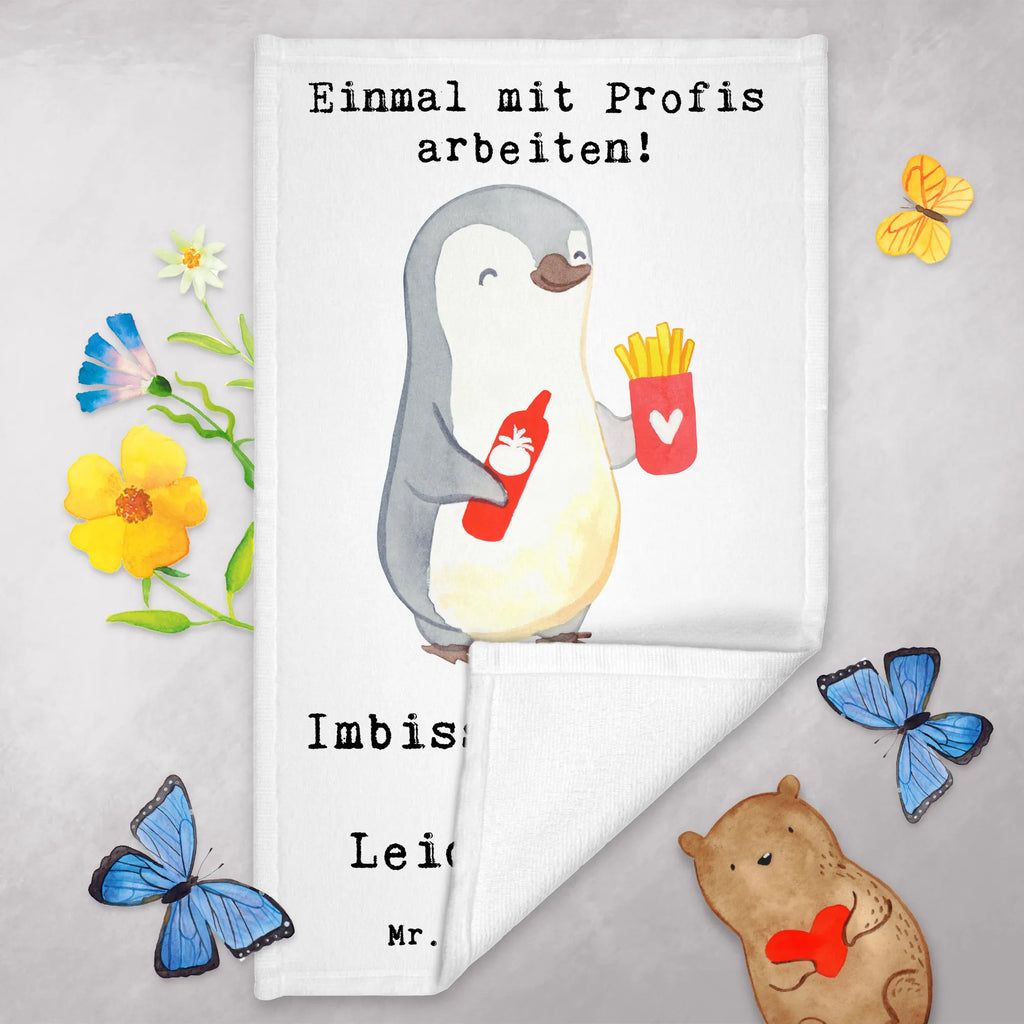 Ręcznik dla gości sprzedawca przekąsek pasja Zawód, Wykształcenie, Jubileusz, Pożegnanie, Emerytura, Kolega, Koleżanka, Prezent, Dawać, Pracownik, Współpracownik, Firma, Dziękuję, Dziękuję bardzo