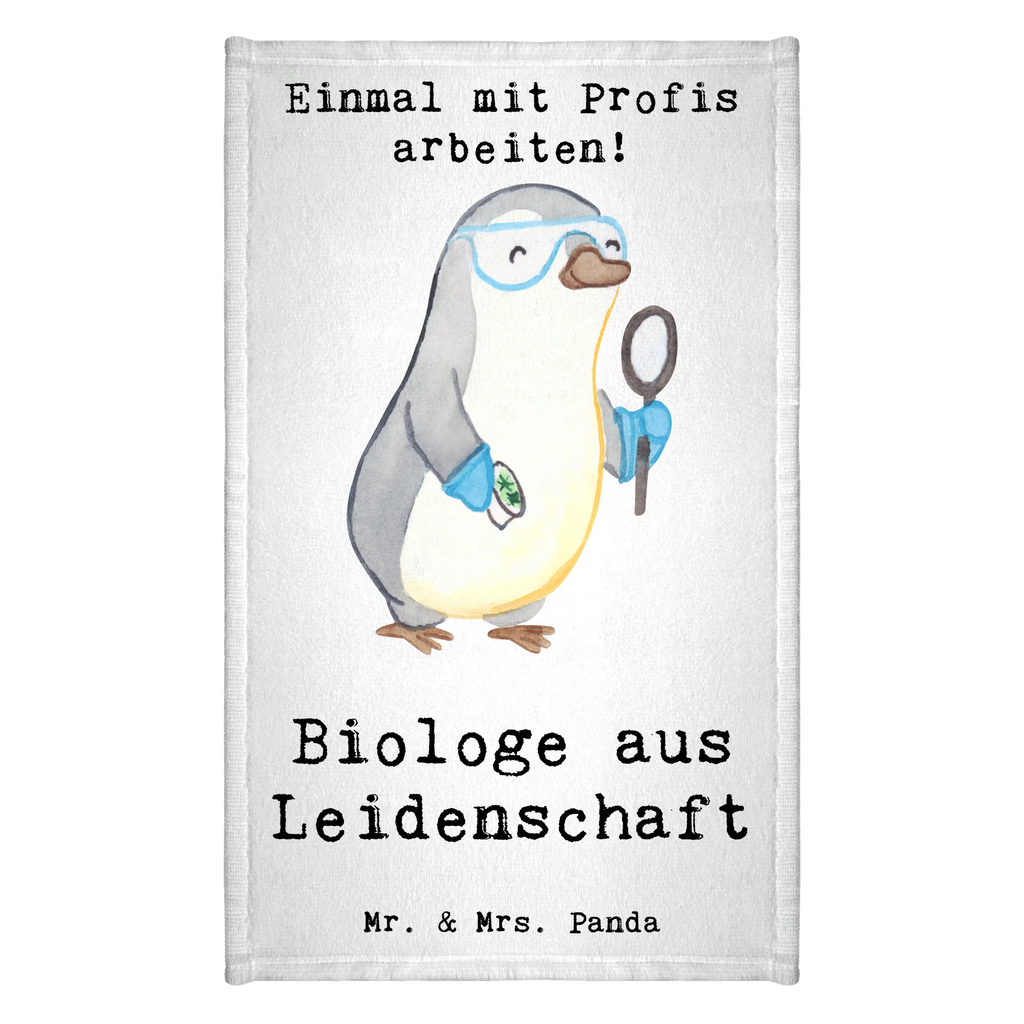 Guest towel biologist passion towel, Guest towel, 50 x 30, hand towels, guest towels, gift, gift idea, best, farewell gift, passing exam, anniversary, retirement, promotion, job start, sayings, funny, profession