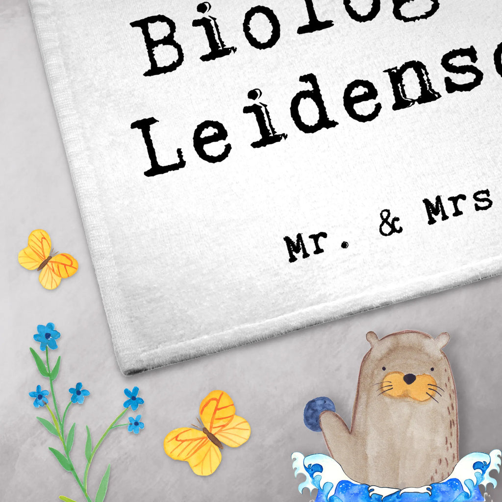 Guest towel biologist passion towel, Guest towel, 50 x 30, hand towels, guest towels, gift, gift idea, best, farewell gift, passing exam, anniversary, retirement, promotion, job start, sayings, funny, profession