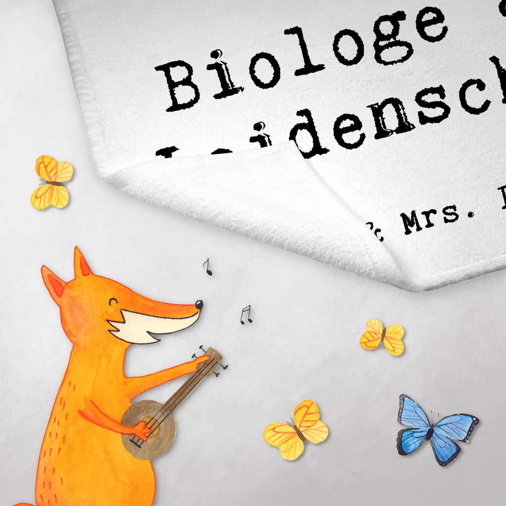 Guest towel biologist passion towel, Guest towel, 50 x 30, hand towels, guest towels, gift, gift idea, best, farewell gift, passing exam, anniversary, retirement, promotion, job start, sayings, funny, profession