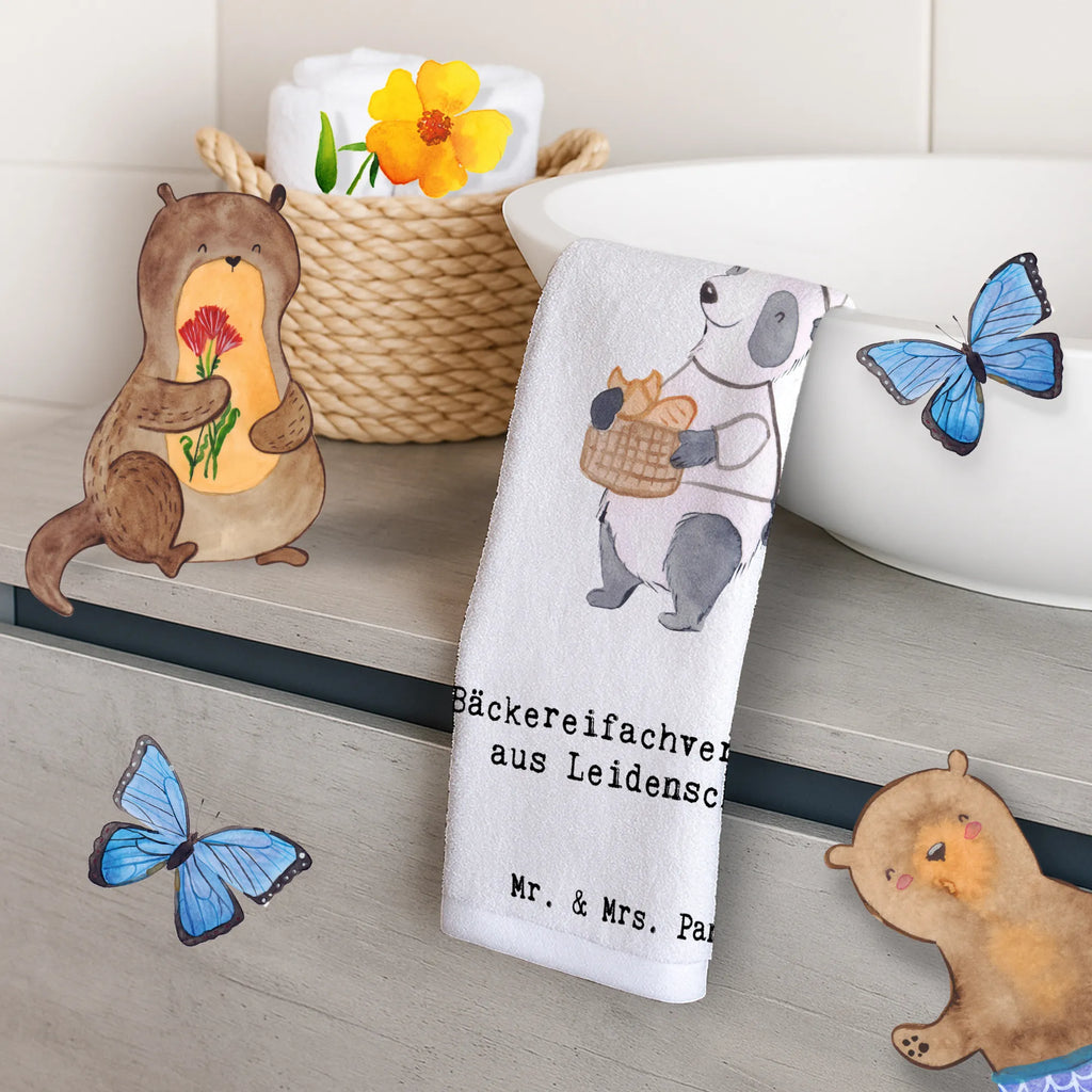 Ręcznik dla gości Sprzedawca w piekarni Pasja Zawód, Wykształcenie, Jubileusz, Pożegnanie, Emerytura, Kolega, Koleżanka, Prezent, Dawać, Pracownik, Współpracownik, Firma, Dziękuję, Dziękuję bardzo