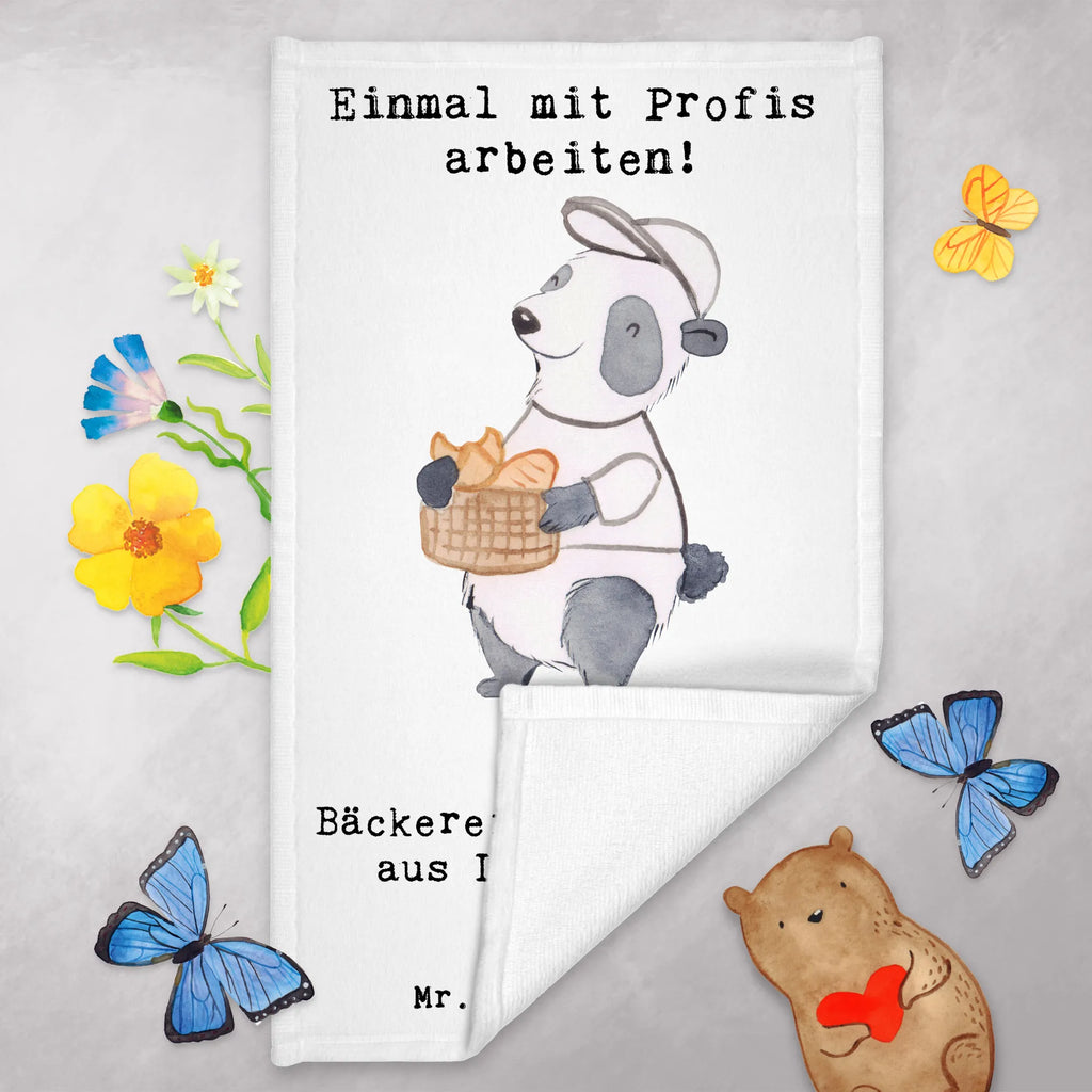 Ręcznik dla gości Sprzedawca w piekarni Pasja Zawód, Wykształcenie, Jubileusz, Pożegnanie, Emerytura, Kolega, Koleżanka, Prezent, Dawać, Pracownik, Współpracownik, Firma, Dziękuję, Dziękuję bardzo