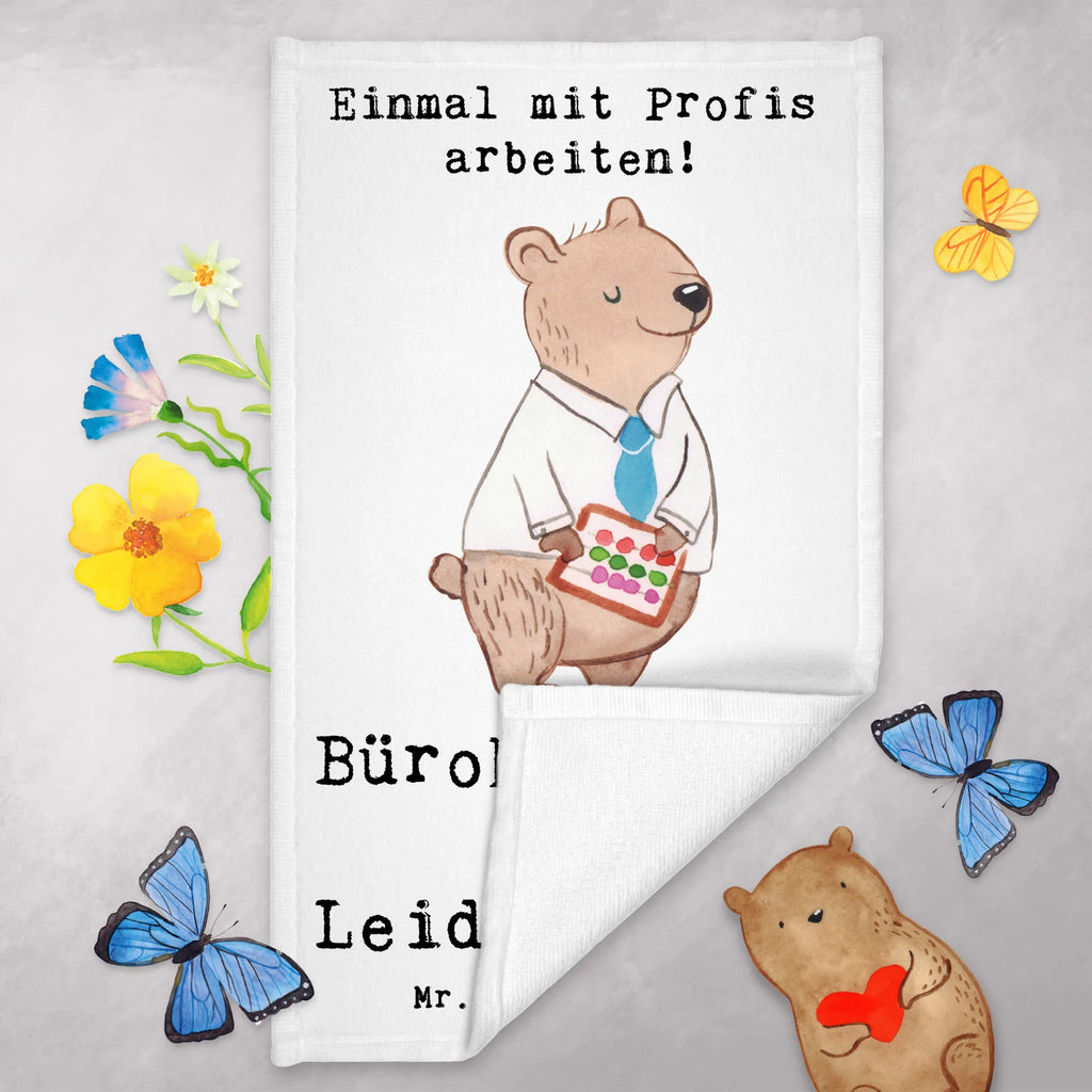 Guest towel Office clerk Passion towel, 50 x 30, hand towels, Guest towel, guest towels, gift, gift idea, best, farewell gift, passing exam, anniversary, retirement, promotion, job start, sayings, funny, profession