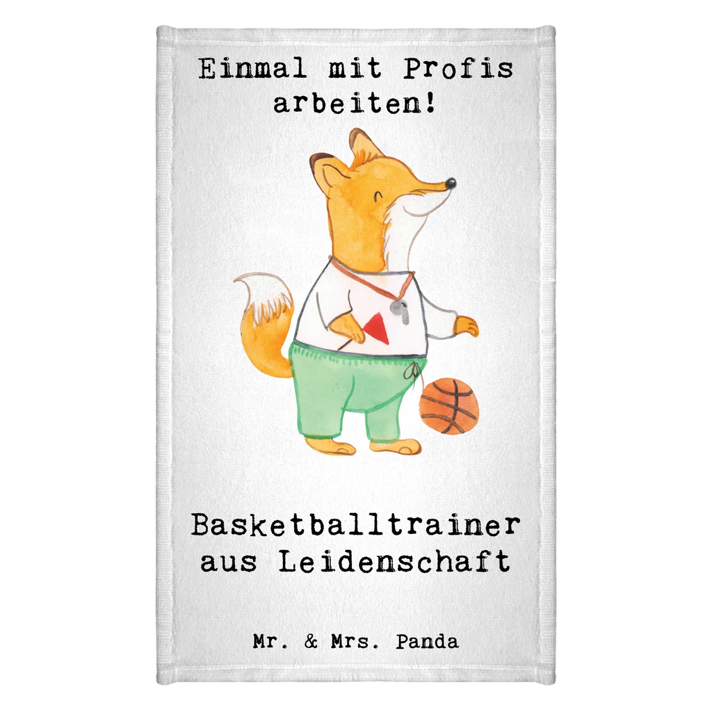 Guest towel Basketball coach Passion guest towels, 50 x 30, towel, Guest towel, hand towels, gift, gift idea, best, farewell gift, passing exam, anniversary, retirement, promotion, job start, sayings, funny, profession