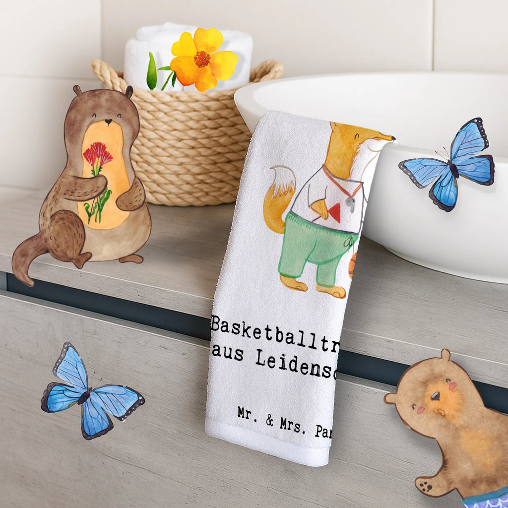 Guest towel Basketball coach Passion guest towels, 50 x 30, towel, Guest towel, hand towels, gift, gift idea, best, farewell gift, passing exam, anniversary, retirement, promotion, job start, sayings, funny, profession