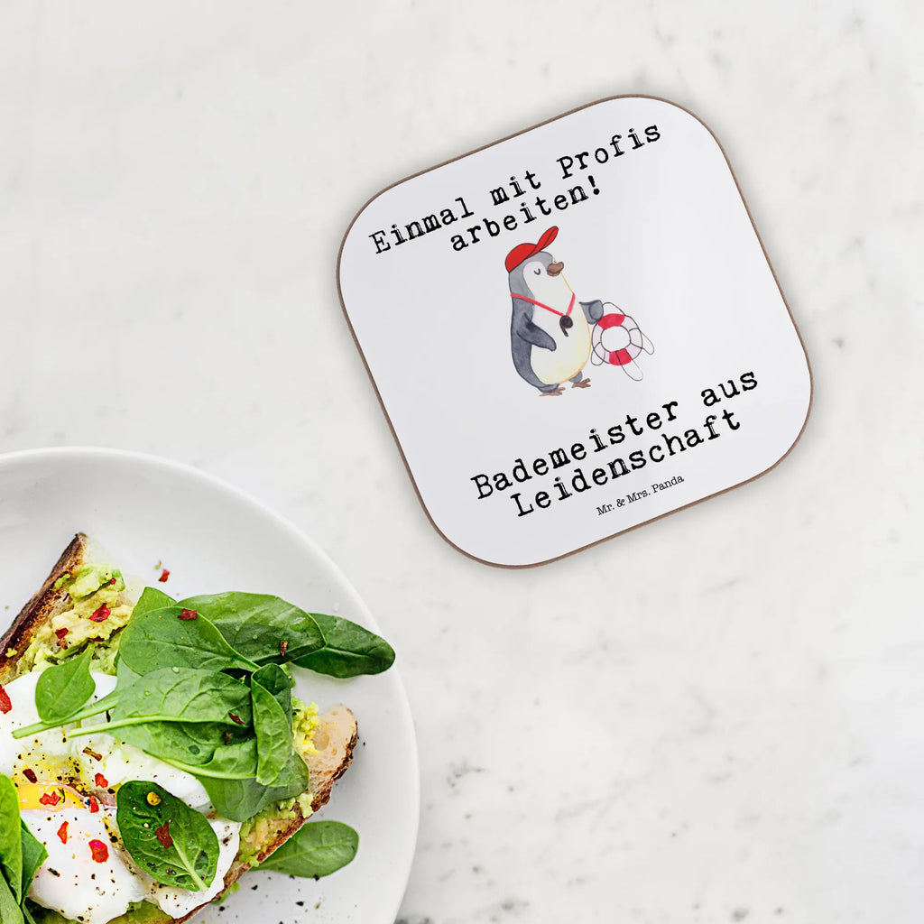 Square coaster Lifeguard Passion presents, gift, breakfast, Coasters, gifts, party, glass coasters, gift idea, best, farewell gift, passing exam, anniversary, retirement, promotion, job start, sayings, funny, profession