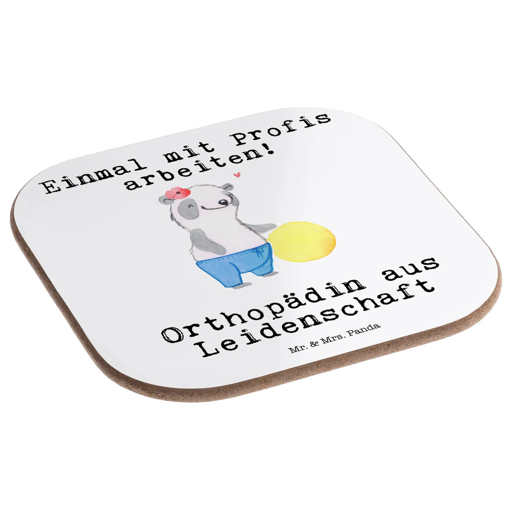 Square coaster Female Orthopedist Passion gifts, breakfast, presents, glass coasters, Coasters, gift, party, gift idea, best, farewell gift, passing exam, anniversary, retirement, promotion, job start, sayings, funny, profession