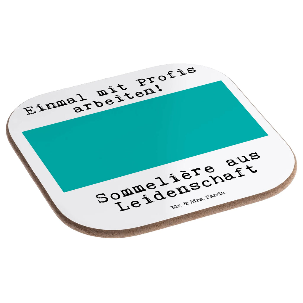 Square coaster Sommelier Passion breakfast, party, gift, Coasters, glass coasters, presents, gifts, gift idea, best, farewell gift, passing exam, anniversary, retirement, promotion, job start, sayings, funny, profession