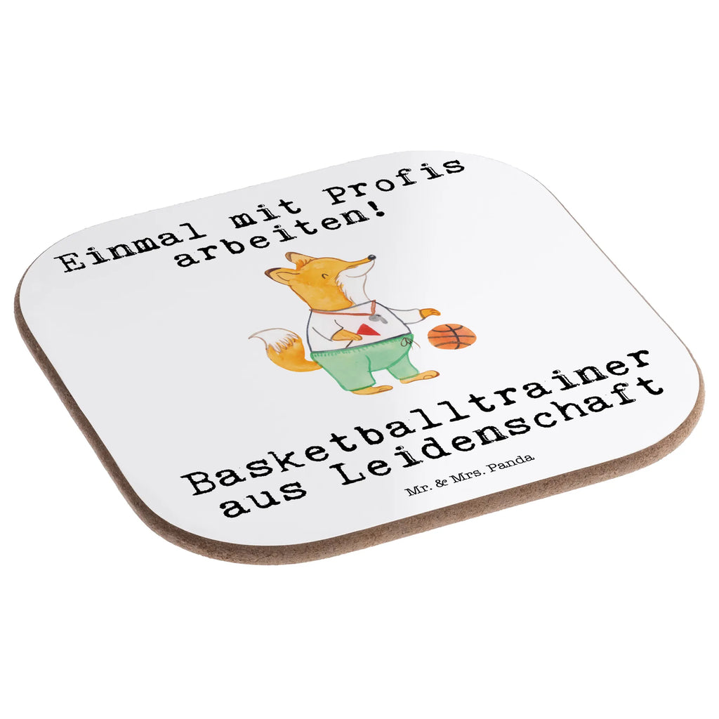 Square coaster Basketball coach Passion presents, breakfast, Coasters, gift, glass coasters, party, gifts, gift idea, best, farewell gift, passing exam, anniversary, retirement, promotion, job start, sayings, funny, profession