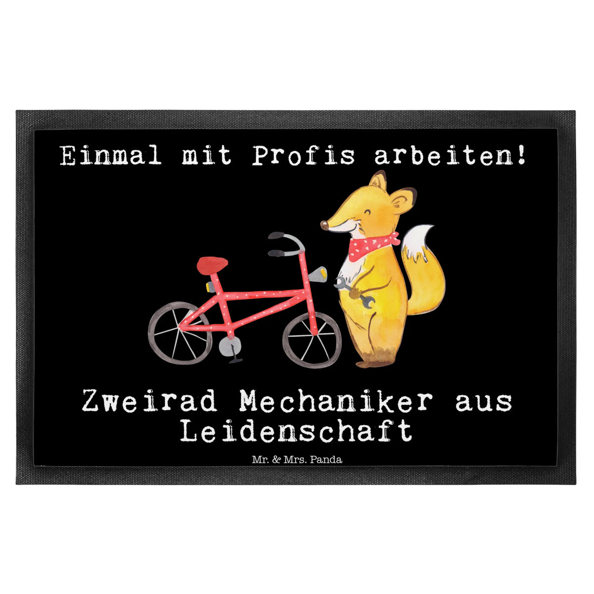 Doormat Bicycle Mechanic Passion gift, gift idea, best, farewell gift, passing exam, anniversary, retirement, promotion, job start, sayings, funny, profession