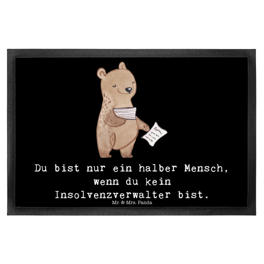 Doormat insolvency administrator heart gift, gift idea, best, farewell gift, passing exam, anniversary, retirement, promotion, job start, sayings, funny, profession