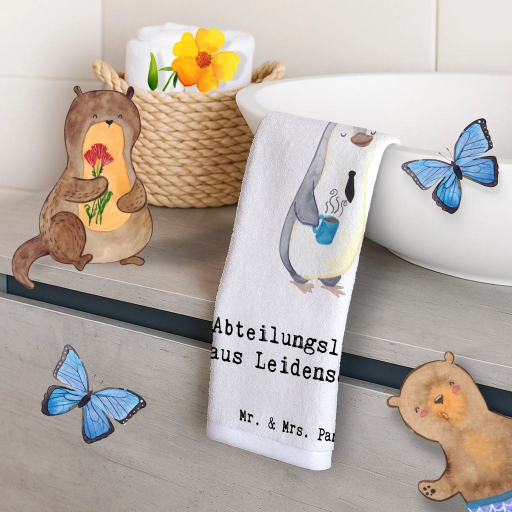 Guest towel Department head Passion guest towels, 50 x 30, towel, hand towels, Guest towel, gift, gift idea, best, farewell gift, passing exam, anniversary, retirement, promotion, job start, sayings, funny, profession