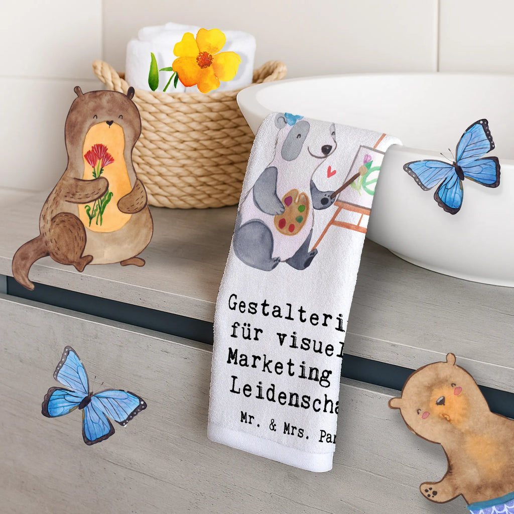 Guest towel Female visual marketing designers Passion hand towels, guest towels, 50 x 30, Guest towel, towel, gift, gift idea, best, farewell gift, passing exam, anniversary, retirement, promotion, job start, sayings, funny, profession