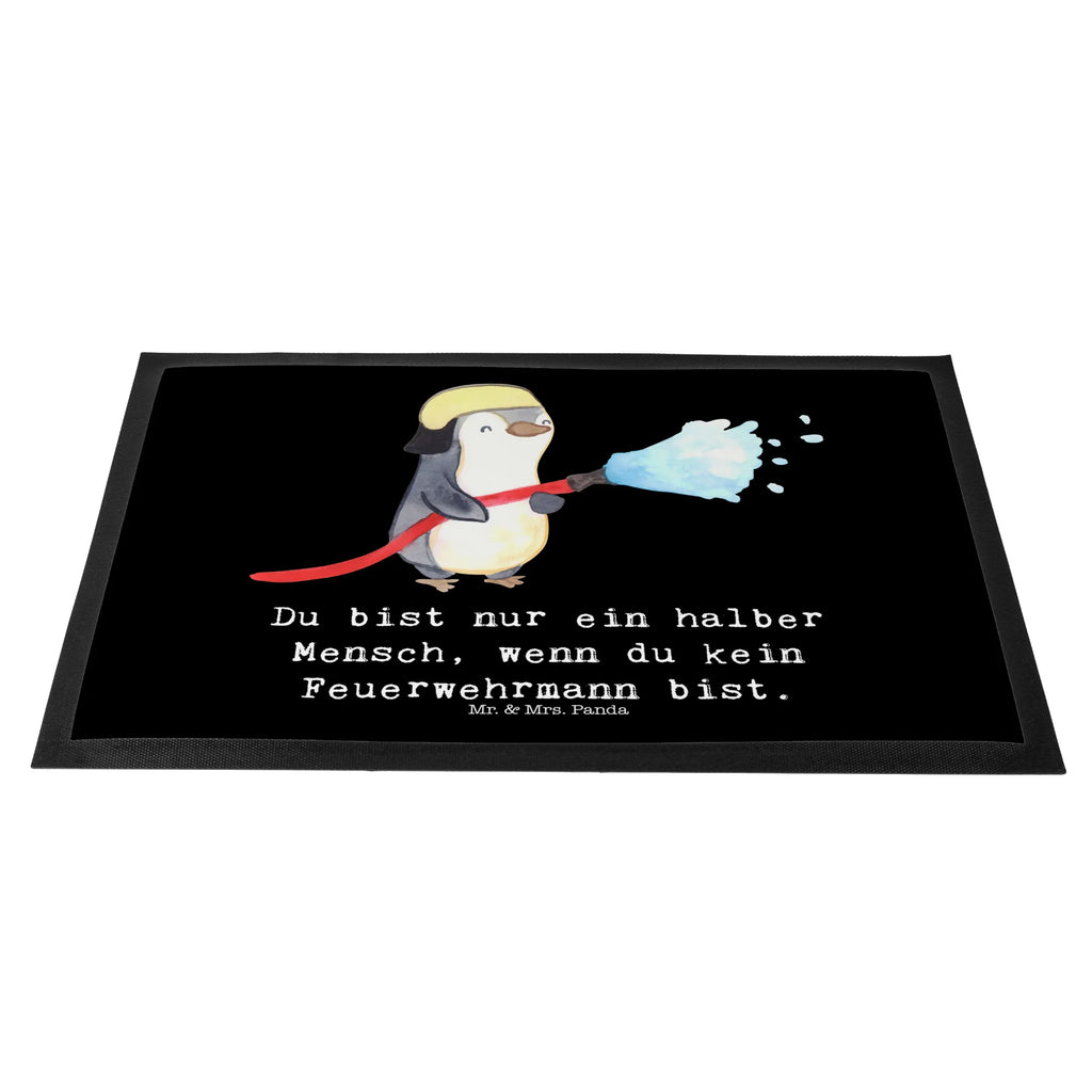Doormat Firefighter Heart gift, gift idea, best, farewell gift, passing exam, anniversary, retirement, promotion, job start, sayings, funny, profession