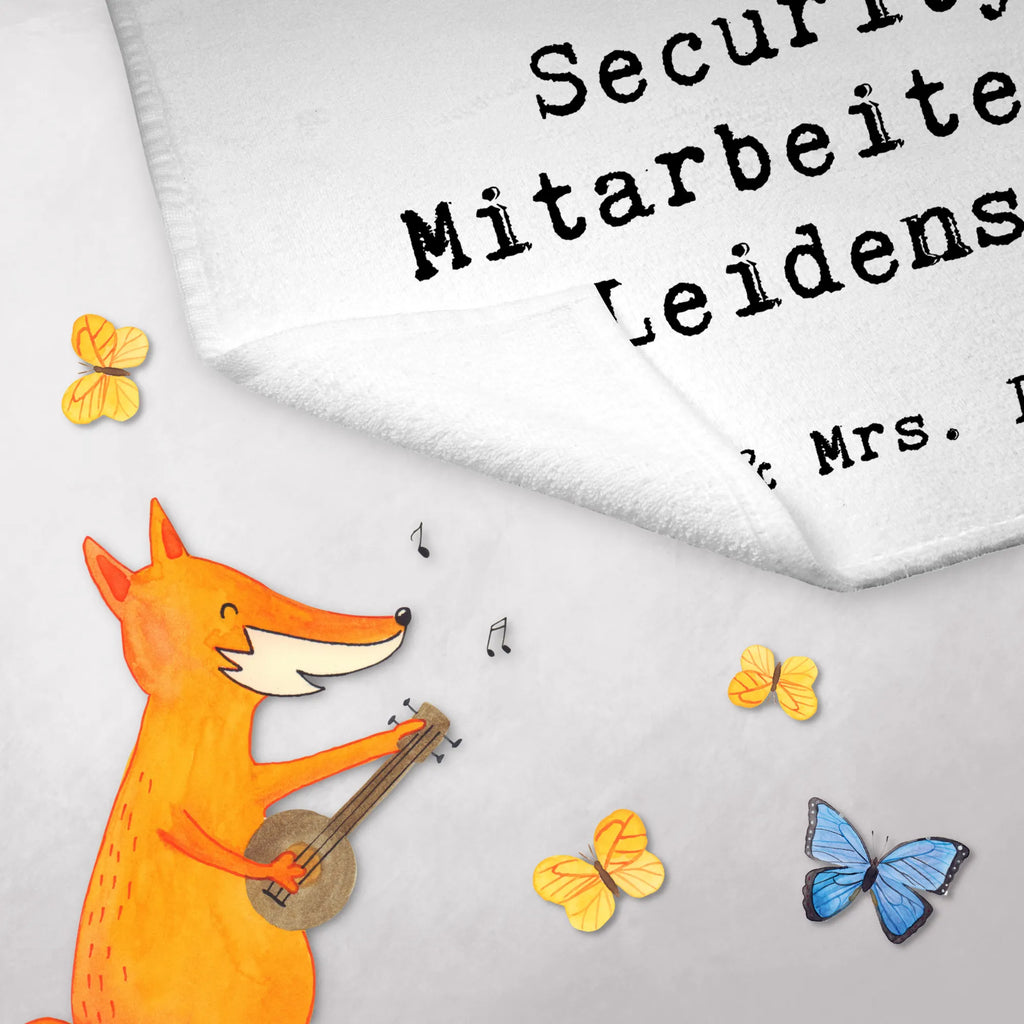 Guest towel Security Guard Passion towel, guest towels, Guest towel, hand towels, 50 x 30, gift, gift idea, best, farewell gift, passing exam, anniversary, retirement, promotion, job start, sayings, funny, profession