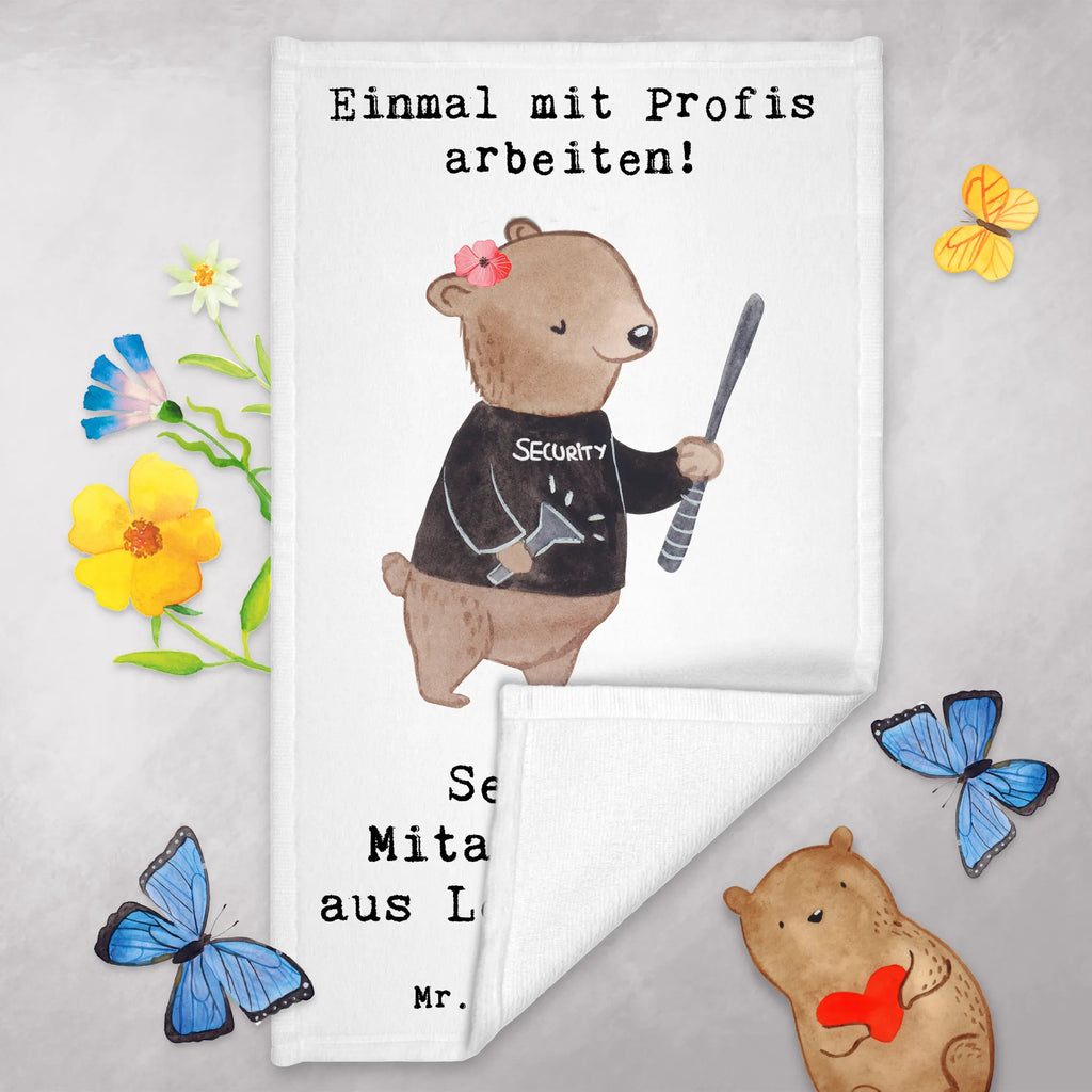 Guest towel Security Guard Passion towel, guest towels, Guest towel, hand towels, 50 x 30, gift, gift idea, best, farewell gift, passing exam, anniversary, retirement, promotion, job start, sayings, funny, profession