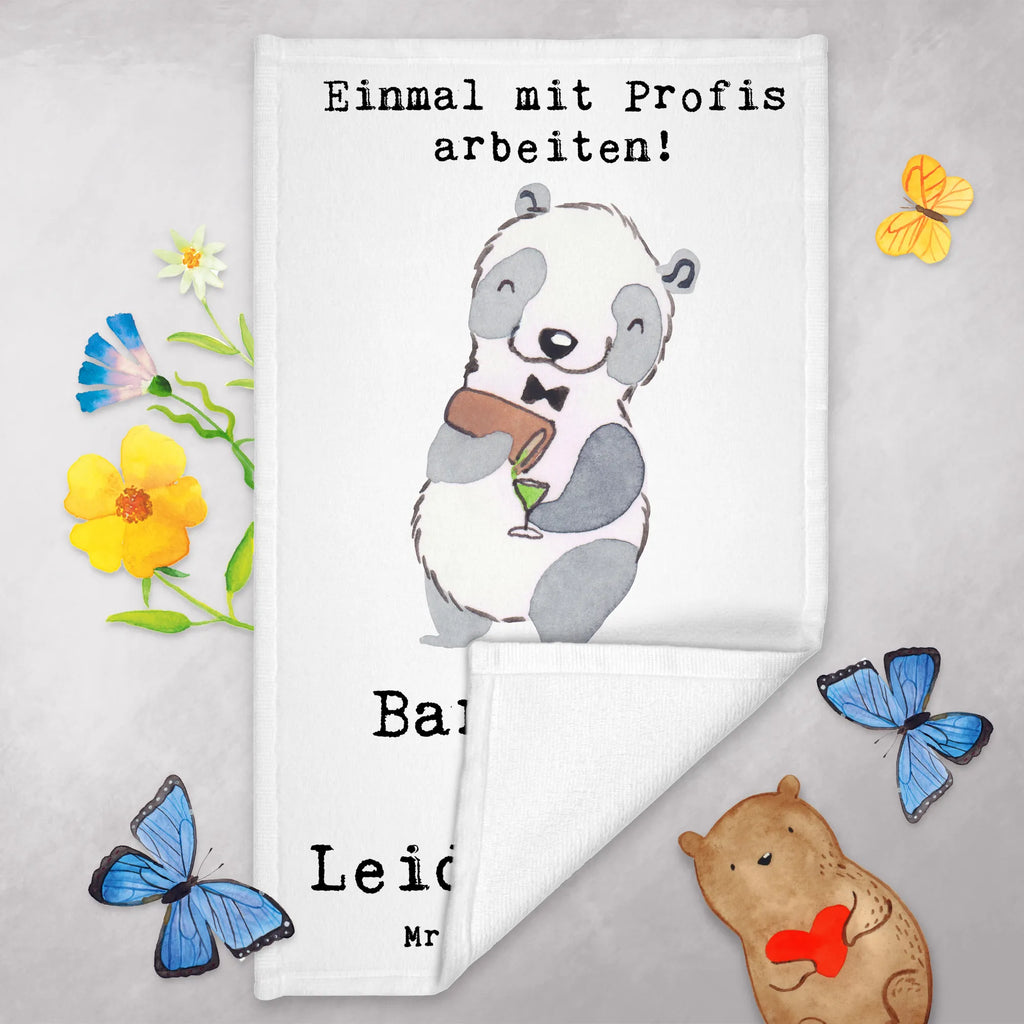 Ręcznik dla gości barman pasja Zawód, Wykształcenie, Jubileusz, Pożegnanie, Emerytura, Kolega, Koleżanka, Prezent, Dawać, Pracownik, Współpracownik, Firma, Dziękuję, Dziękuję bardzo