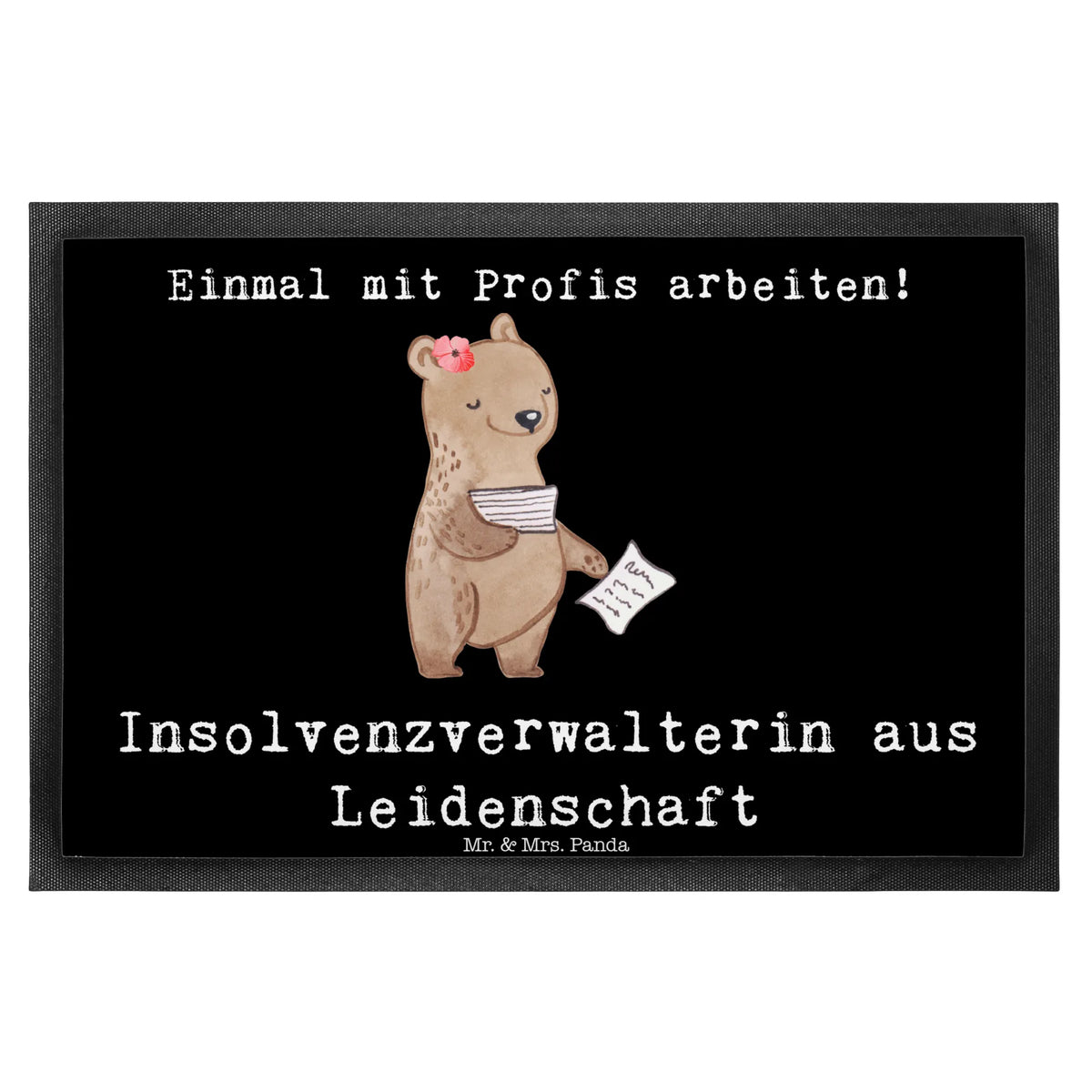 Doormat Insolvency administrator Passion gift, gift idea, best, farewell gift, passing exam, anniversary, retirement, promotion, job start, sayings, funny, profession
