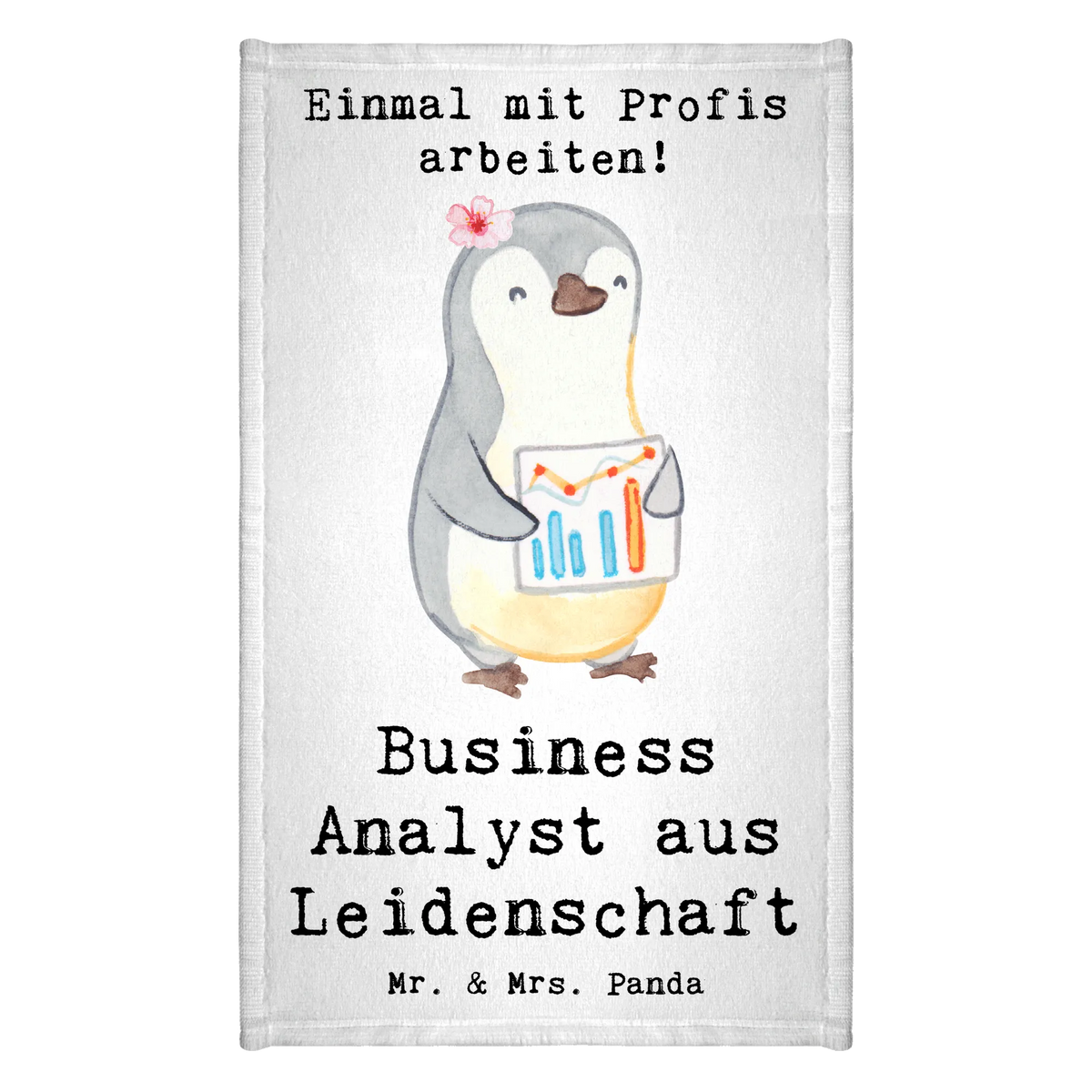 Guest towel Business Analyst passion Guest towel, guest towels, 50 x 30, hand towels, towel, gift, gift idea, best, farewell gift, passing exam, anniversary, retirement, promotion, job start, sayings, funny, profession