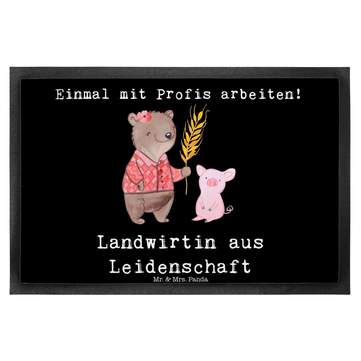 Doormat female farmer passion gift, gift idea, best, farewell gift, passing exam, anniversary, retirement, promotion, job start, sayings, funny, profession