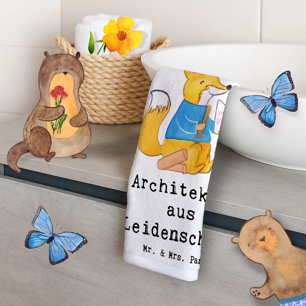 Guest towel Architect Passion Guest towel, 50 x 30, towel, hand towels, guest towels, gift, gift idea, best, farewell gift, passing exam, anniversary, retirement, promotion, job start, sayings, funny, profession