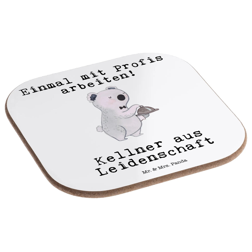 Square coaster Waiter Passion Coasters, breakfast, gift, party, presents, gifts, glass coasters, gift idea, best, farewell gift, passing exam, anniversary, retirement, promotion, job start, sayings, funny, profession