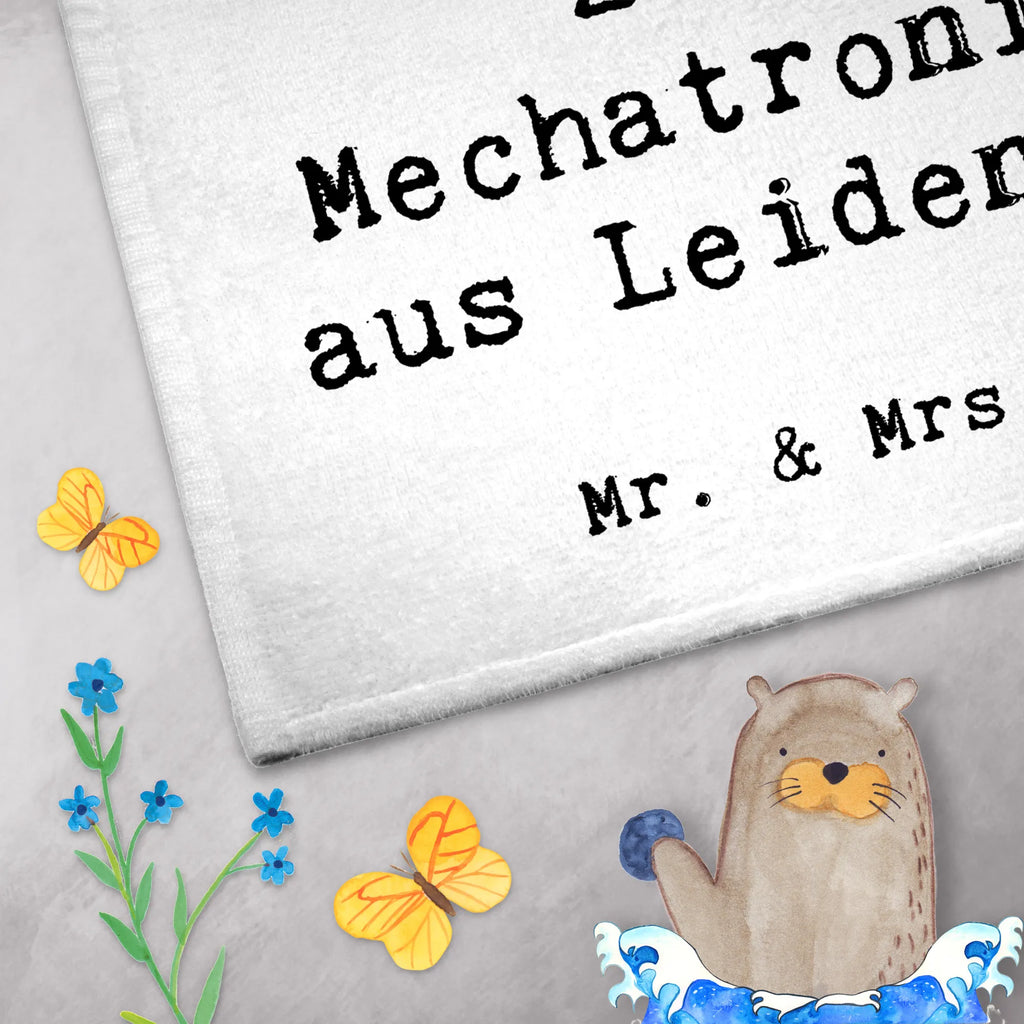 Guest towel Two-Wheeler Mechatronics Technician Passion Guest towel, towel, 50 x 30, guest towels, hand towels, gift, gift idea, best, farewell gift, passing exam, anniversary, retirement, promotion, job start, sayings, funny, profession