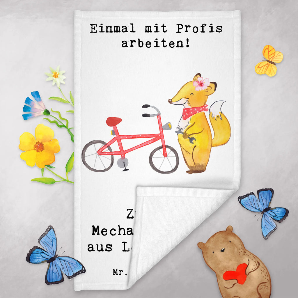 Guest towel Two-Wheeler Mechatronics Technician Passion Guest towel, towel, 50 x 30, guest towels, hand towels, gift, gift idea, best, farewell gift, passing exam, anniversary, retirement, promotion, job start, sayings, funny, profession