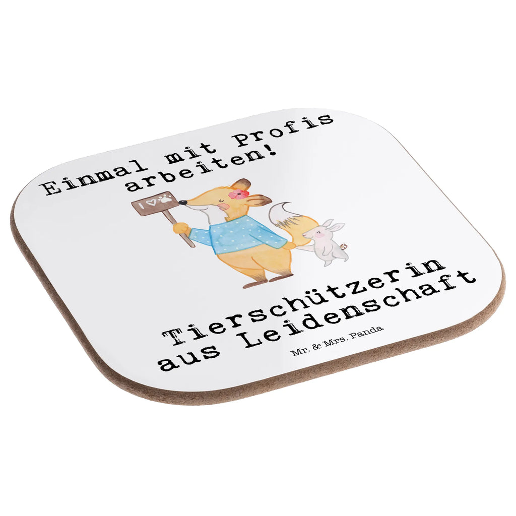 Square coaster Animal rights activist Passion presents, glass coasters, party, gift, gifts, breakfast, Coasters, gift idea, best, farewell gift, passing exam, anniversary, retirement, promotion, job start, sayings, funny, profession