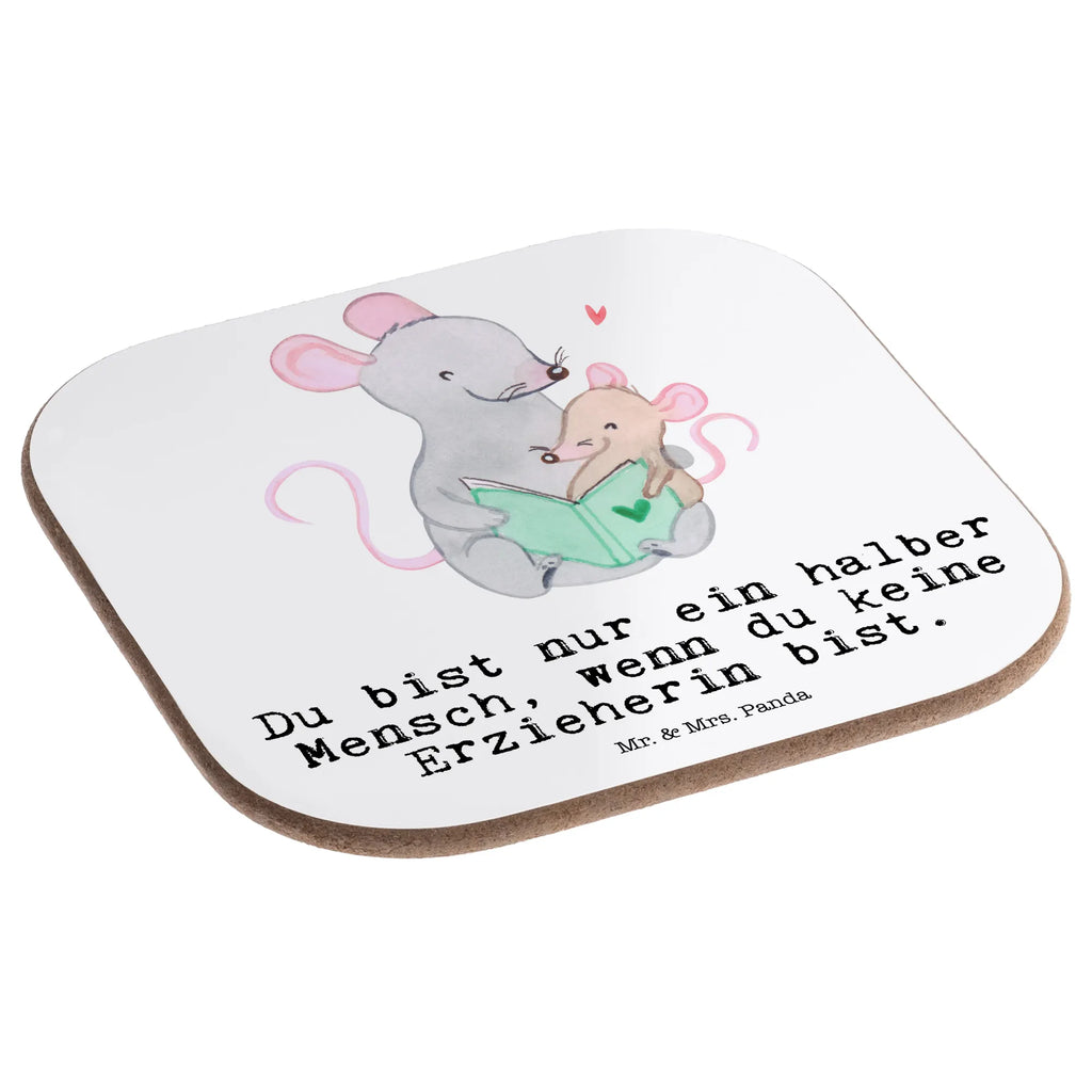 Square coaster nursery teacher Heart Coasters, party, breakfast, glass coasters, gifts, gift, presents, gift idea, best, farewell gift, passing exam, anniversary, retirement, promotion, job start, sayings, funny, profession