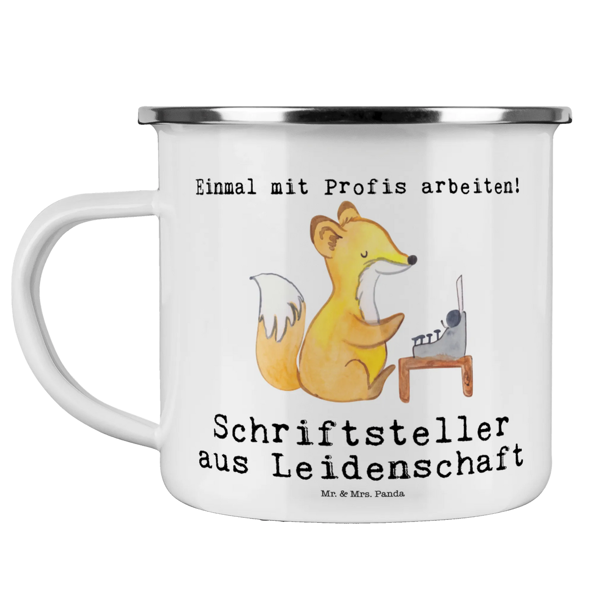 Enamel camping mug writer Passion metal cup, steel mug for camping, enamel mug, outdoor cup, camp coffee mug, tin coffee cup, lightweight camping mug, camping metal cup, metal camping mug, camping mug, hiking mug, backpacking mug, camper mug, adventure mug, campfire mug, travel mug, enamel drinking mug, enamel camping cup, bushcraft mug, stainless steel drinking cup, gift, gift idea, best, farewell gift, passing exam, anniversary, retirement, promotion, job start, sayings, funny, profession