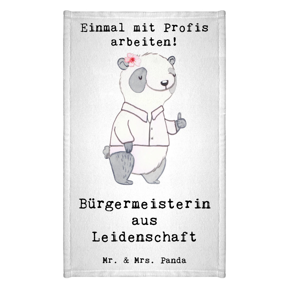 Ręcznik dla gości burmistrzyni Pasja Zawód, Wykształcenie, Jubileusz, Pożegnanie, Emerytura, Kolega, Koleżanka, Prezent, Dawać, Pracownik, Współpracownik, Firma, Dziękuję, Dziękuję bardzo