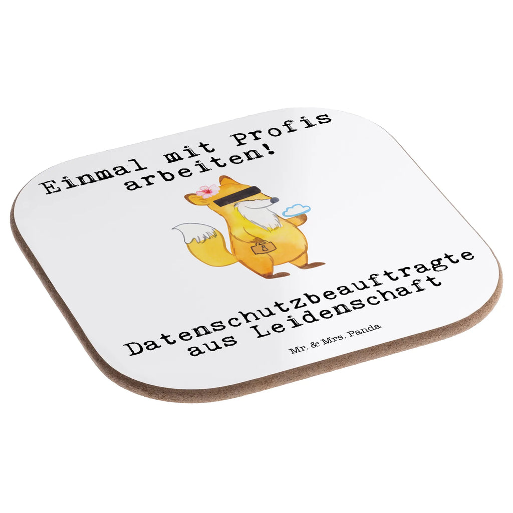 Square coaster Data Protection Officer Passion breakfast, gift, presents, party, Coasters, gifts, glass coasters, gift idea, best, farewell gift, passing exam, anniversary, retirement, promotion, job start, sayings, funny, profession