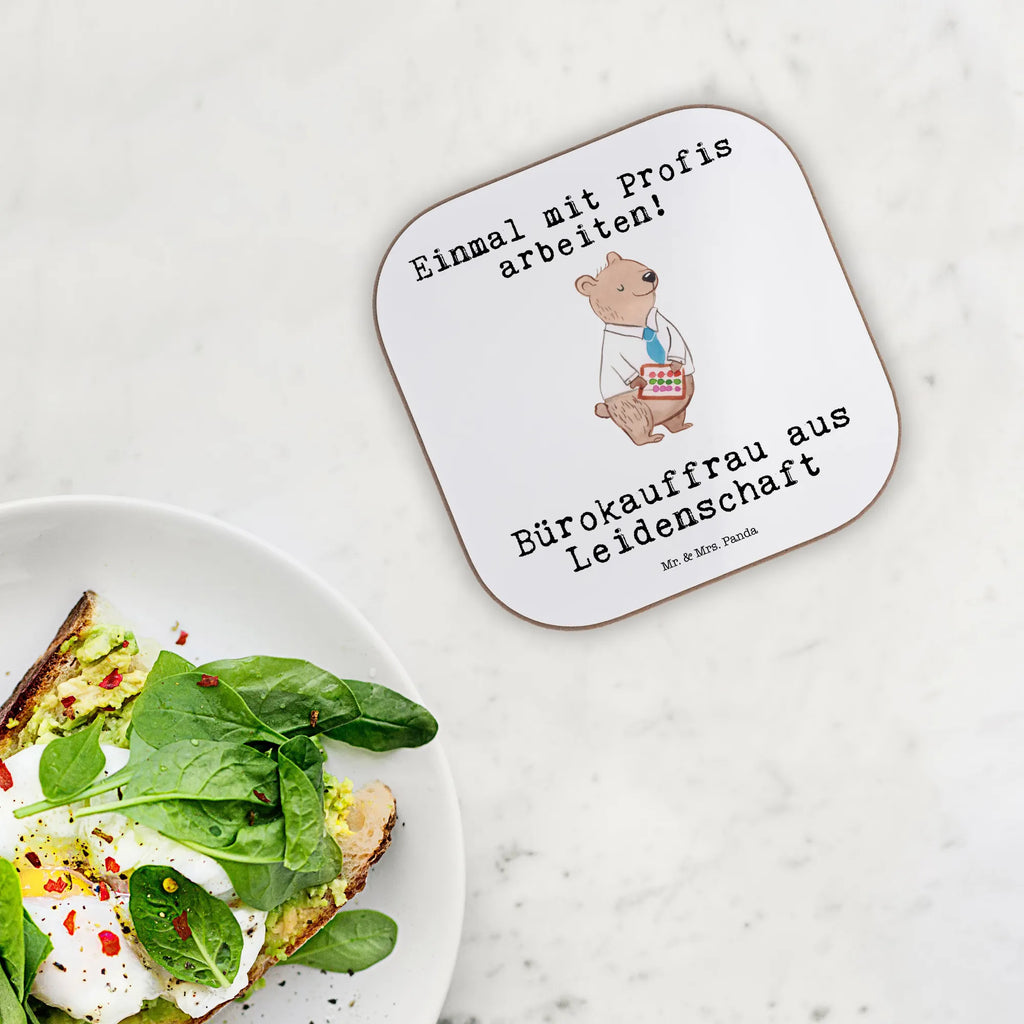 Square coaster Office Clerk Passion presents, gifts, Coasters, party, glass coasters, breakfast, gift, gift idea, best, farewell gift, passing exam, anniversary, retirement, promotion, job start, sayings, funny, profession