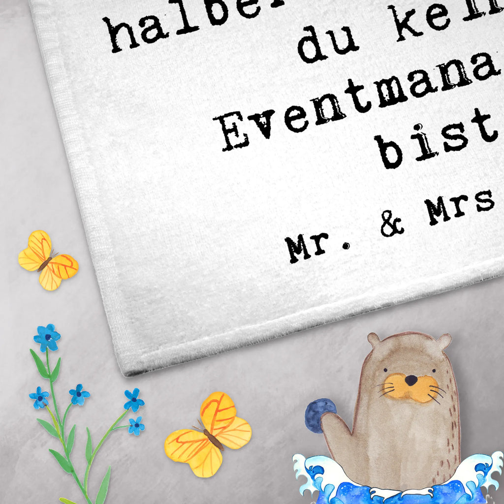 Guest towel Event Manager Heart Guest towel, towel, hand towels, 50 x 30, guest towels, gift, gift idea, best, farewell gift, passing exam, anniversary, retirement, promotion, job start, sayings, funny, profession