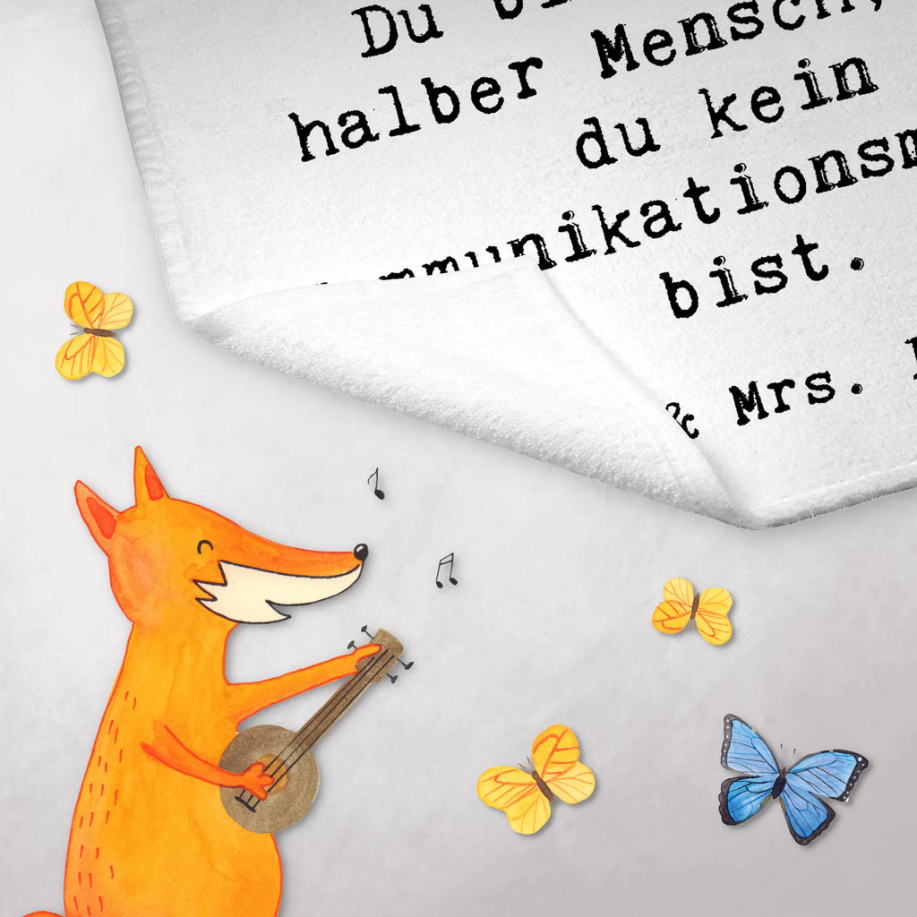 Guest towel Communications Manager heart 50 x 30, towel, hand towels, Guest towel, guest towels, gift, gift idea, best, farewell gift, passing exam, anniversary, retirement, promotion, job start, sayings, funny, profession