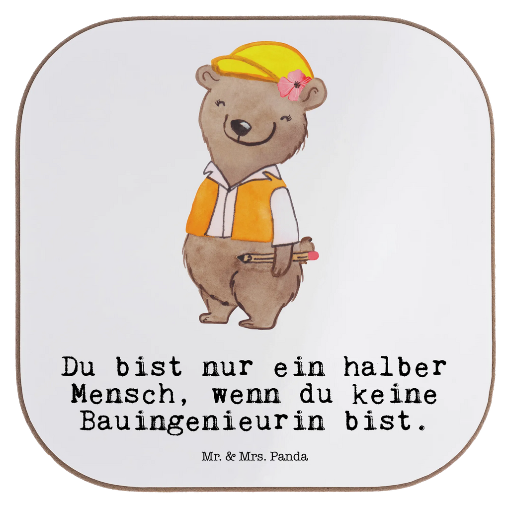 Square coaster Civil Engineer Heart gifts, breakfast, gift, party, presents, Coasters, glass coasters, gift idea, best, farewell gift, passing exam, anniversary, retirement, promotion, job start, sayings, funny, profession