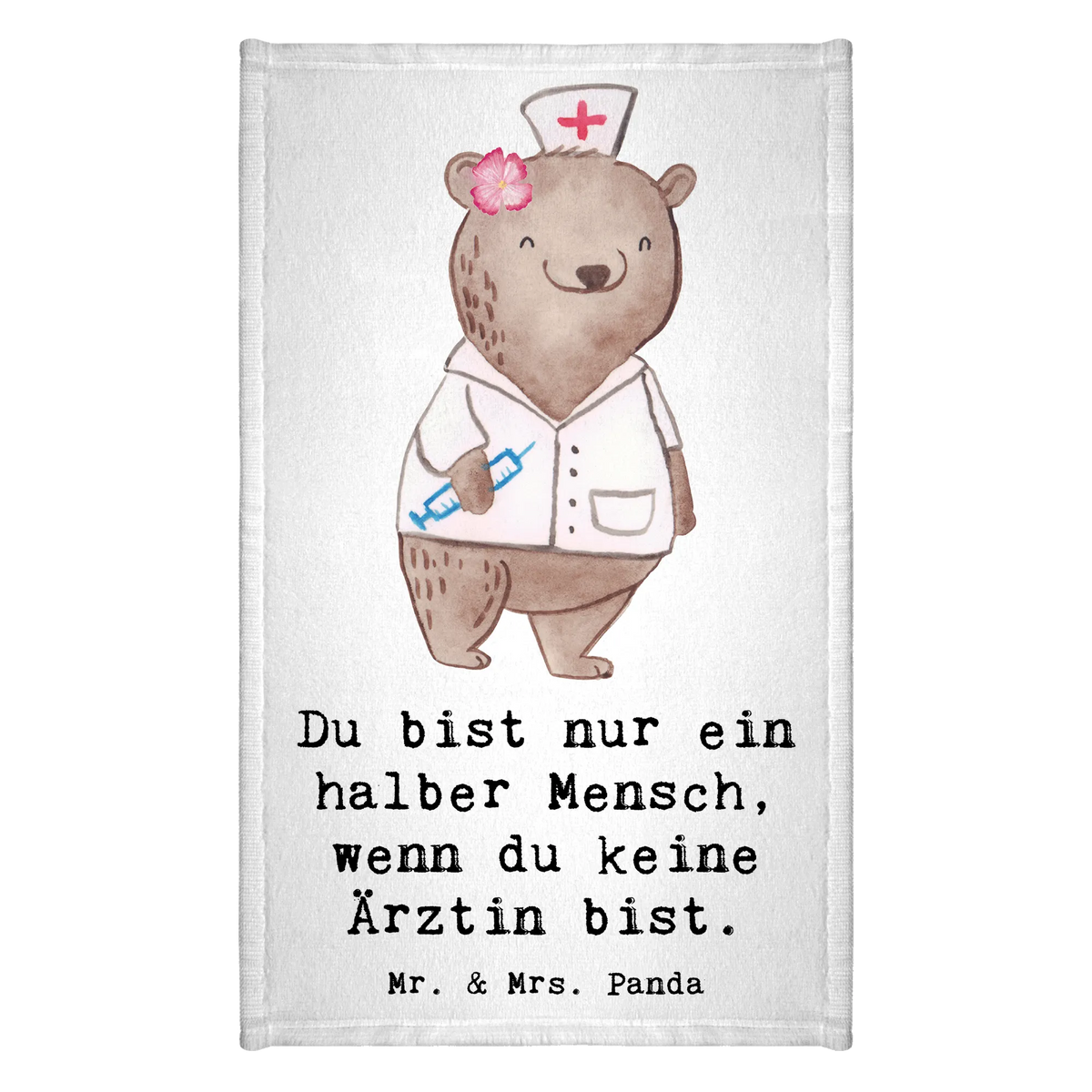 Ręcznik dla gości Lekarka serce Zawód, Wykształcenie, Jubileusz, Pożegnanie, Emerytura, Kolega, Koleżanka, Prezent, Dawać, Pracownik, Współpracownik, Firma, Dziękuję, Dziękuję bardzo