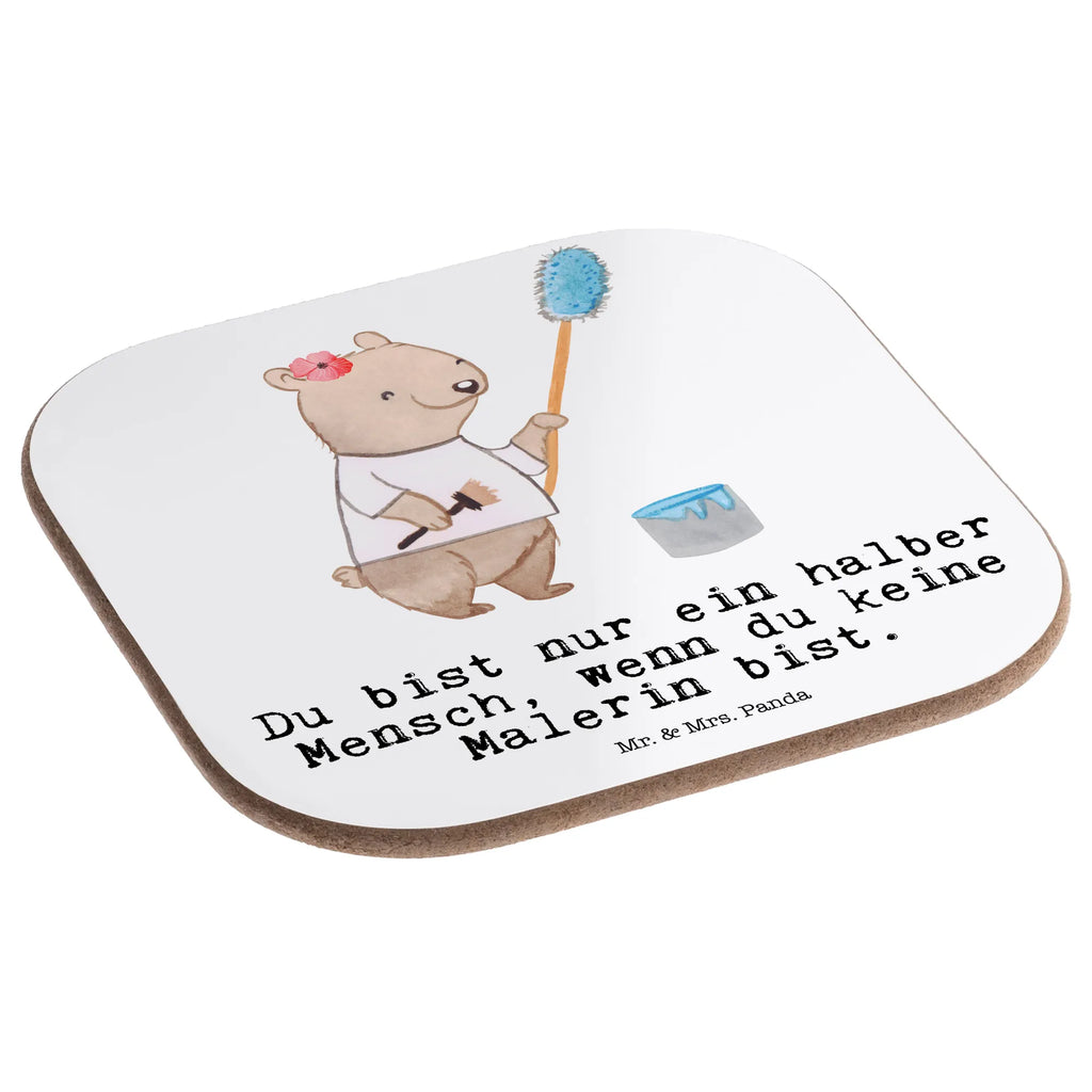 Podkładka malarzyni serce Zawód, Wykształcenie, Jubileusz, Pożegnanie, Emerytura, Kolega, Koleżanka, Prezent, Dawać, Pracownik, Współpracownik, Firma, Dziękuję, Dziękuję bardzo