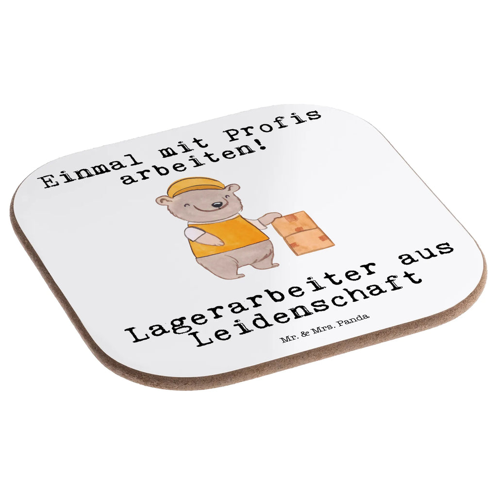 Square coaster Warehouse worker Passion Coasters, gifts, gift, presents, glass coasters, party, breakfast, gift idea, best, farewell gift, passing exam, anniversary, retirement, promotion, job start, sayings, funny, profession
