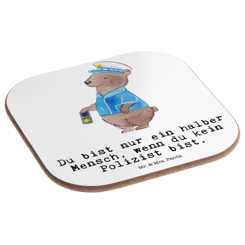 Podkładka Policjant serce Zawód, Wykształcenie, Jubileusz, Pożegnanie, Emerytura, Kolega, Koleżanka, Prezent, Dawać, Pracownik, Współpracownik, Firma, Dziękuję, Dziękuję bardzo